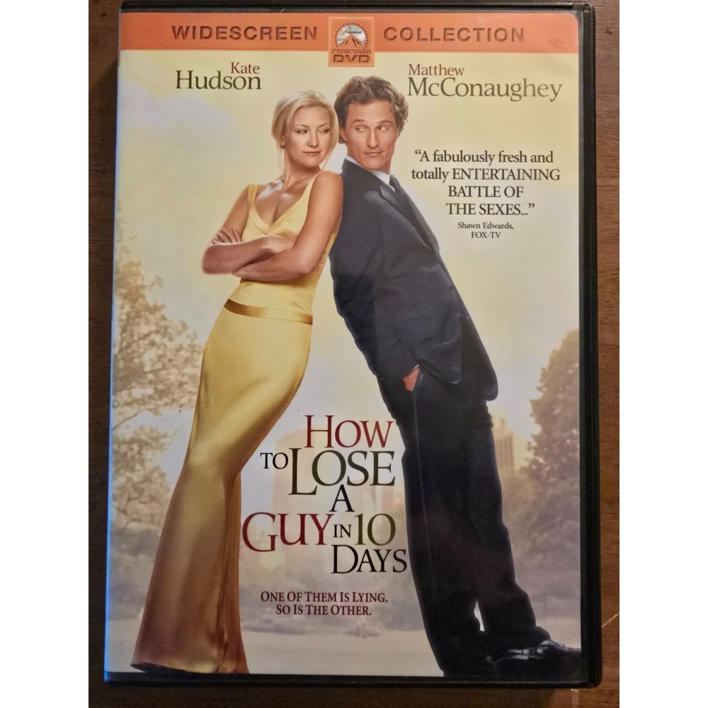 How to Lose a Guy‎ in 10 Days DVD,  Widescreen, Excellent Condition